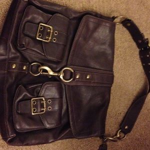 ONE OF A KIND Coach Brown Leather Satchel